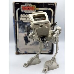 Vintage 1982 Kenner Star Wars AT-ST Scout Walker Vehicle Figure Toy Incomplete